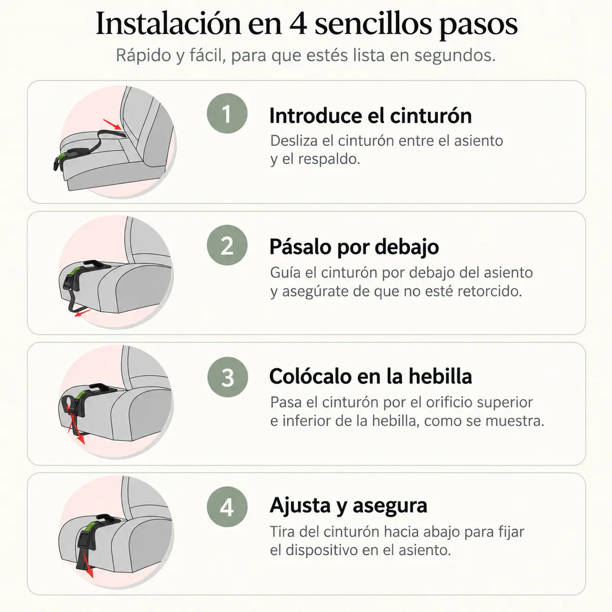 Adaptador de Cinturón para Embarazadas